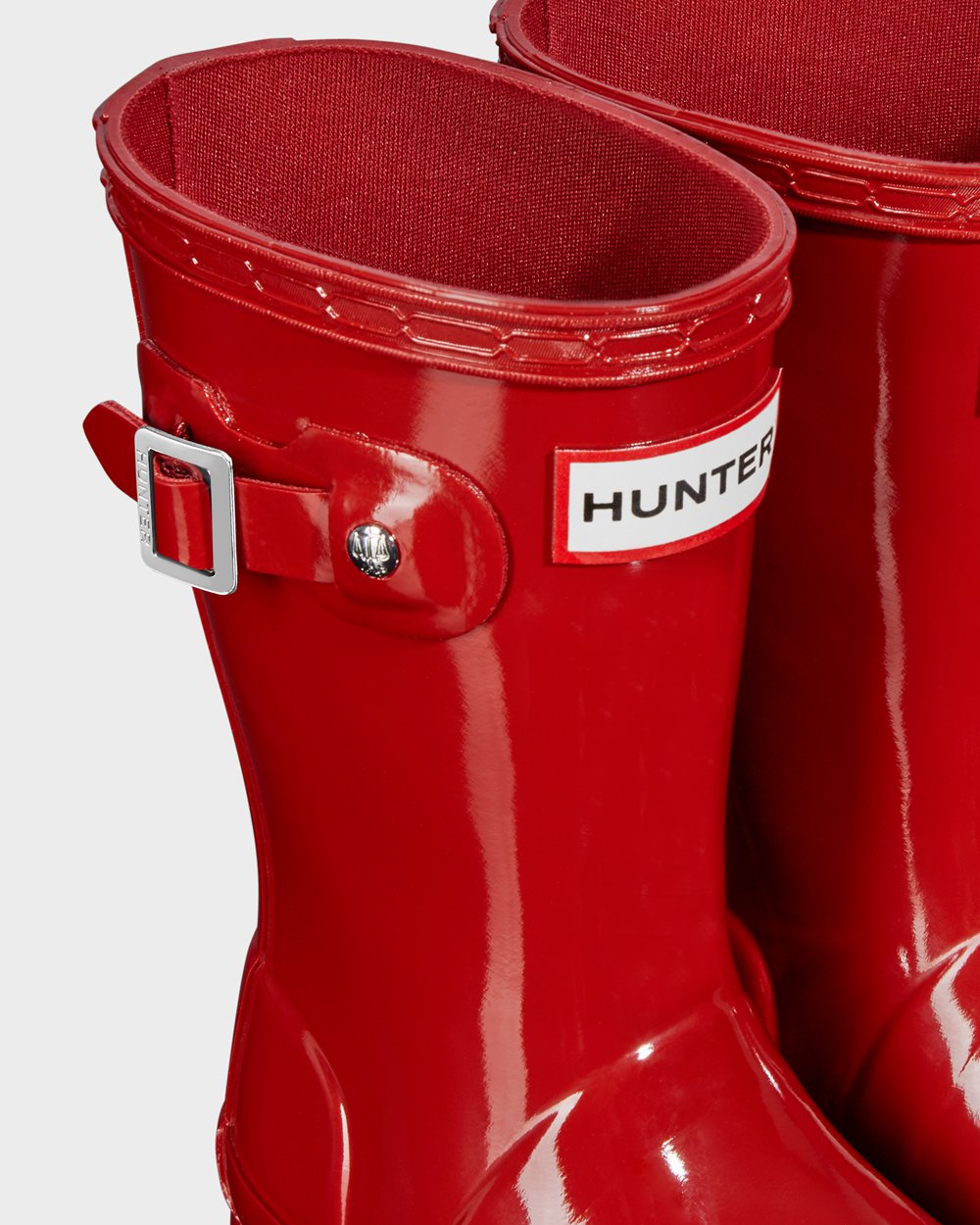 Botas De Agua Original Little Gloss Hunter Niños - Rojos - 240198OYA